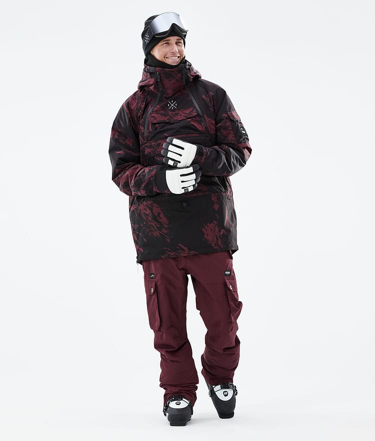 Dope Akin 21 Kurtka Narciarska Mężczyźni Paint Burgundy, Zdjęcie 4 z 10