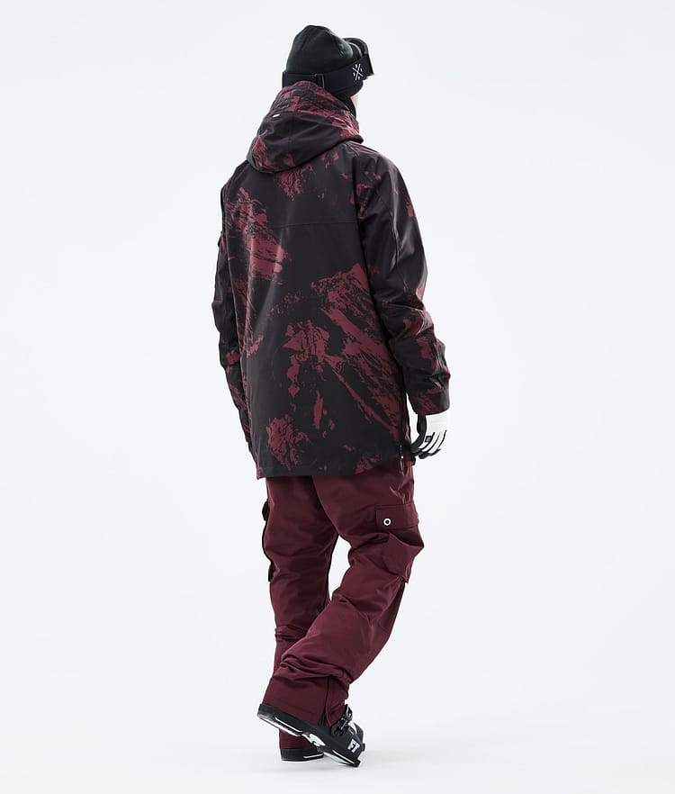 Dope Akin 21 Kurtka Narciarska Mężczyźni Paint Burgundy, Zdjęcie 6 z 10