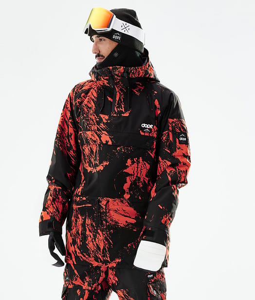 Dope Annok 21 Chaqueta Esquí Hombre Paint Orange