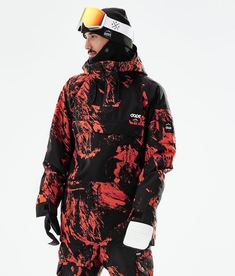 Dope Annok 21 Kurtka Narciarska Mężczyźni Paint Orange, Zdjęcie 1 z 10