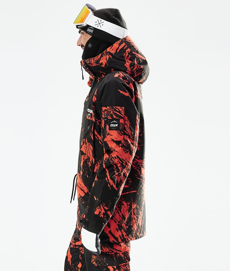 Dope Annok 21 Chaqueta Snowboard Hombre Paint Orange, Imagen 2 de 10