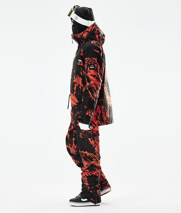 Dope Annok 21 Chaqueta Snowboard Hombre Paint Orange, Imagen 4 de 10