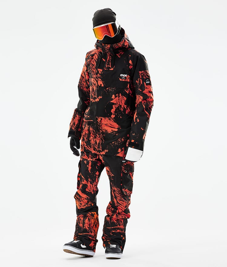 Dope Annok 21 Chaqueta Snowboard Hombre Paint Orange, Imagen 6 de 10