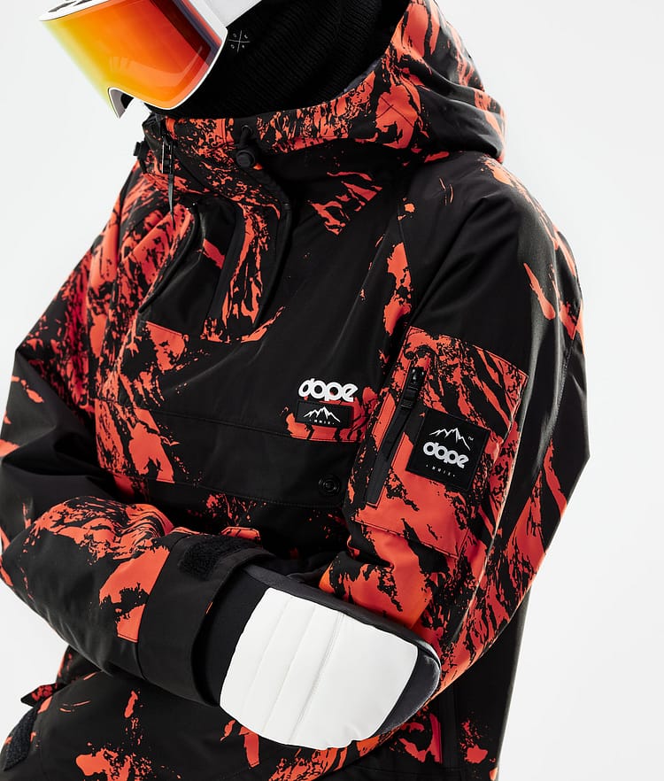 Dope Annok 21 Chaqueta Snowboard Hombre Paint Orange, Imagen 7 de 10