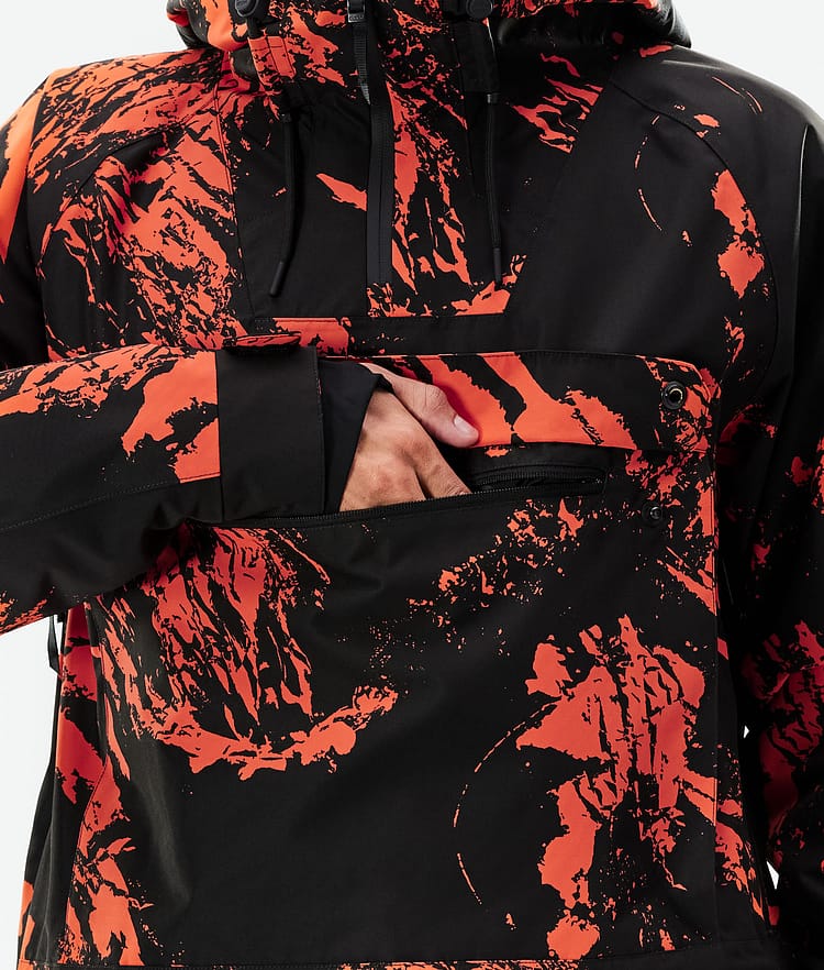 Dope Annok 21 Chaqueta Snowboard Hombre Paint Orange, Imagen 9 de 10