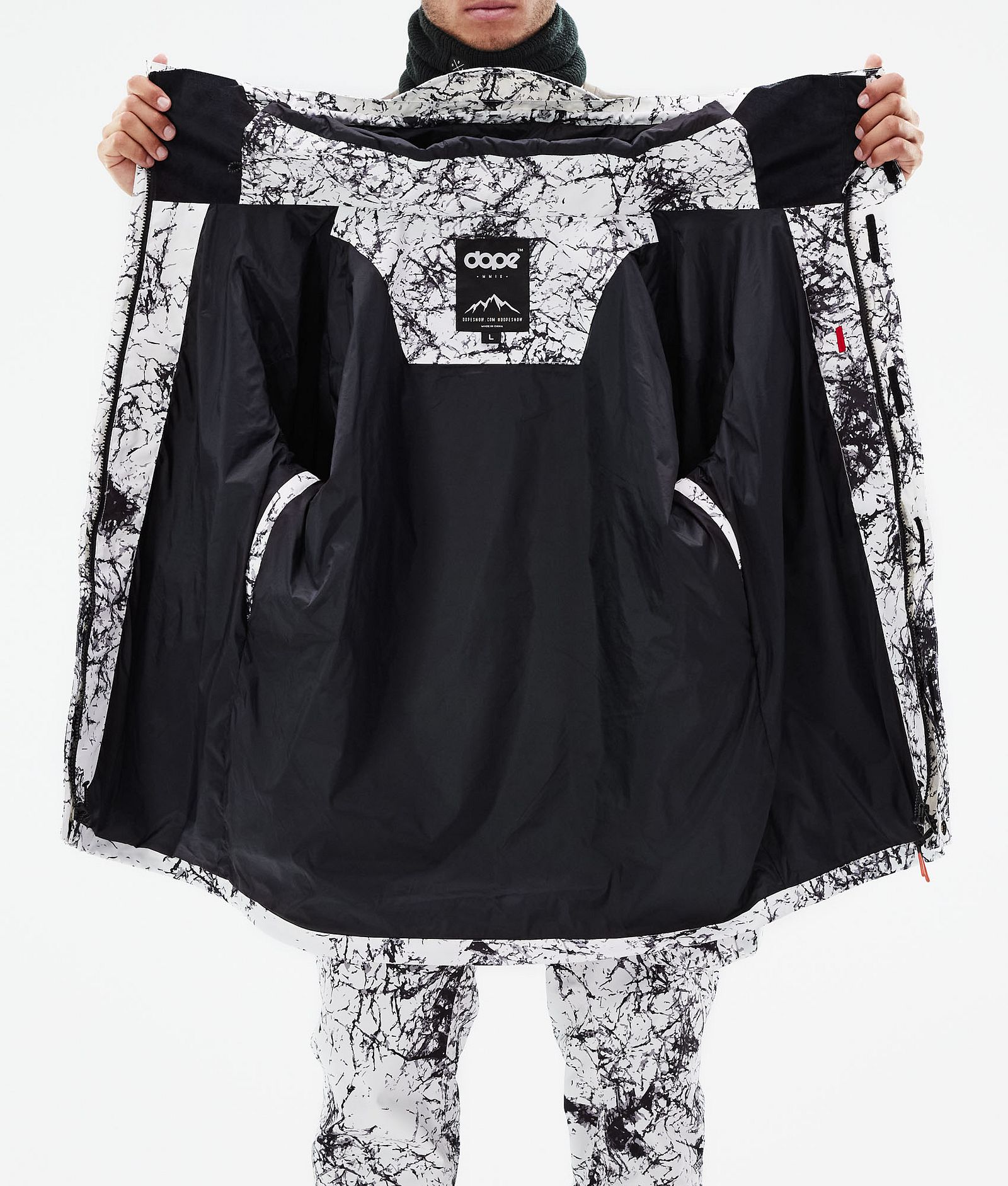 Dope Blizzard Full Zip 2021 Giacca Snowboard Uomo Rock, Immagine 11 di 11