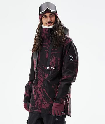 Dope Mojo Bunda na Snowboard Pánské Paint Burgundy
