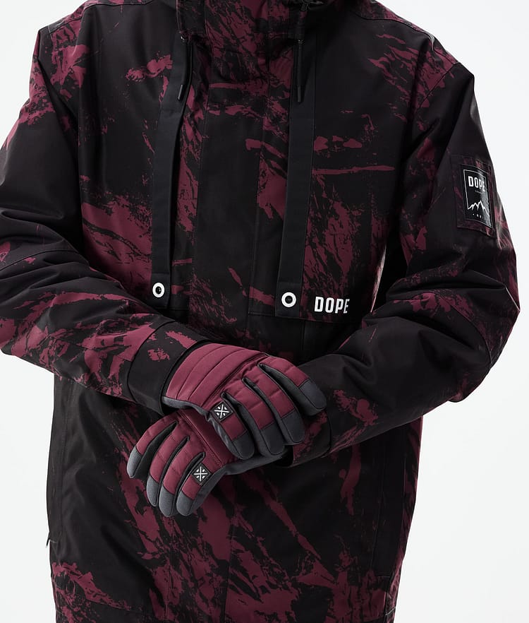 Dope Mojo Kurtka Narciarska Mężczyźni Paint Burgundy, Zdjęcie 2 z 11