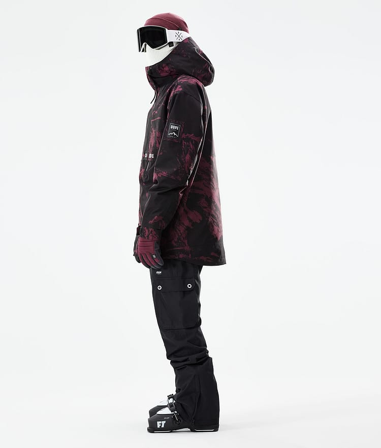 Dope Mojo Kurtka Narciarska Mężczyźni Paint Burgundy, Zdjęcie 5 z 11