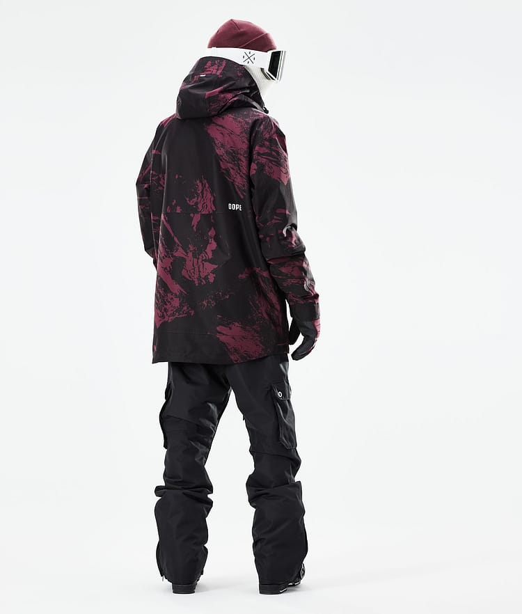 Dope Mojo Kurtka Narciarska Mężczyźni Paint Burgundy, Zdjęcie 6 z 11