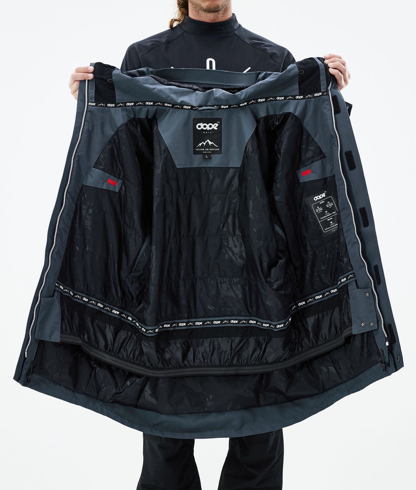 Dope Mojo Kurtka Narciarska Mężczyźni Metal Blue, Zdjęcie 11 z 11