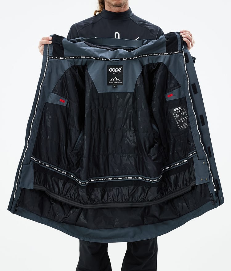 Dope Mojo Kurtka Narciarska Mężczyźni Metal Blue, Zdjęcie 11 z 11
