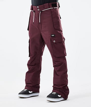 Dope Iconic 21 Kalhoty na Snowboard Pánské Burgundy