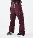 Dope Iconic 21 Pantalones Snowboard Hombre Burgundy