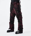 Dope Iconic 2021 Ski Pants Men Paint Burgundy