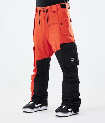 Dope Adept 21 Kalhoty na Snowboard Pánské Orange/Black