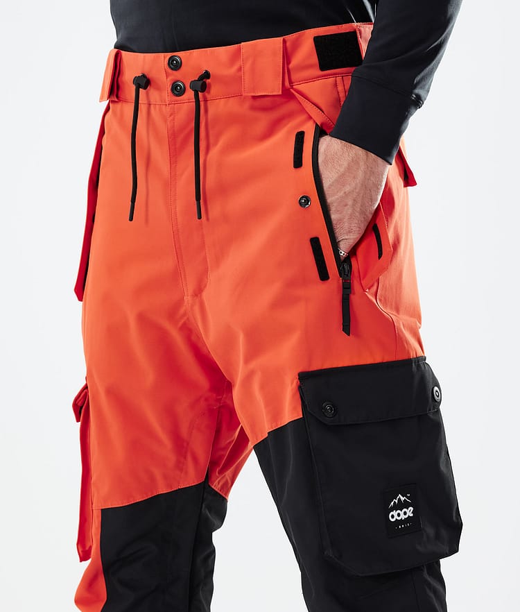 Dope Adept 21 Lyžařské Kalhoty Pánské Orange/Black, Obrázek 4 z 6