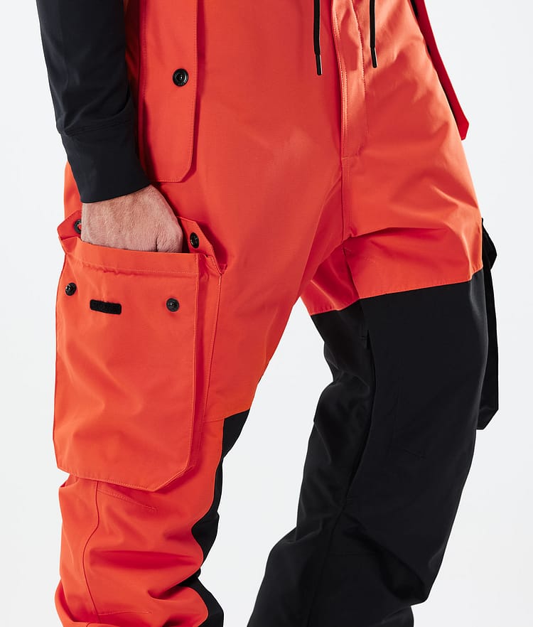 Dope Adept 21 Lyžařské Kalhoty Pánské Orange/Black, Obrázek 5 z 6