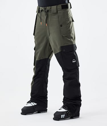 Dope Adept 21 Lyžařské Kalhoty Pánské Olive Green/Black