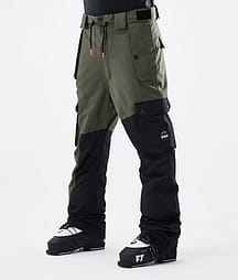 Dope Adept 21 Lyžařské Kalhoty Pánské Olive Green/Black