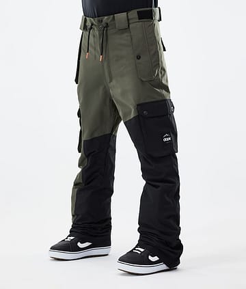 Dope Adept 21 Kalhoty na Snowboard Pánské Olive Green/Black