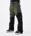 Dope Adept 21 Kalhoty na Snowboard Pánské Olive Green/Black