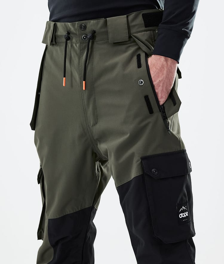 Dope Adept 21 Lyžařské Kalhoty Pánské Olive Green/Black, Obrázek 4 z 6