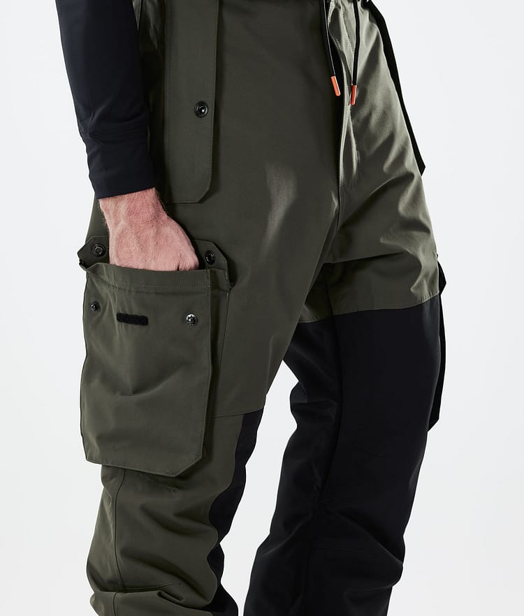 Dope Adept 21 Lyžařské Kalhoty Pánské Olive Green/Black, Obrázek 5 z 6