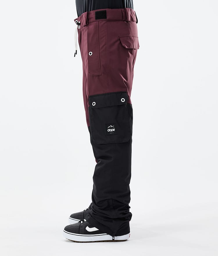 Dope Adept 21 Kalhoty na Snowboard Pánské Burgundy/Black, Obrázek 2 z 6