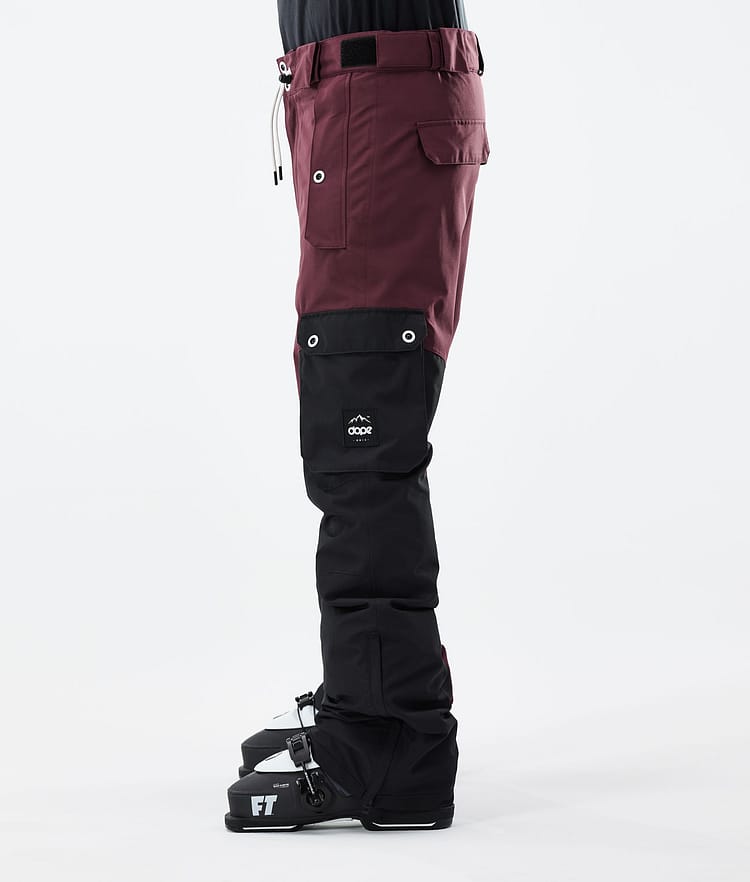 Dope Adept 21 Lyžařské Kalhoty Pánské Burgundy/Black, Obrázek 2 z 6