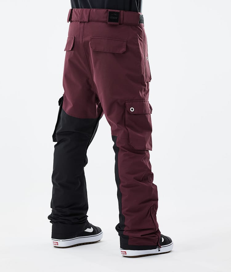 Dope Adept 21 Kalhoty na Snowboard Pánské Burgundy/Black, Obrázek 3 z 6