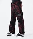 Dope Blizzard 21 Kalhoty na Snowboard Pánské Paint Burgundy