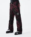 Dope Blizzard 2021 Ski Pants Men Paint Burgundy