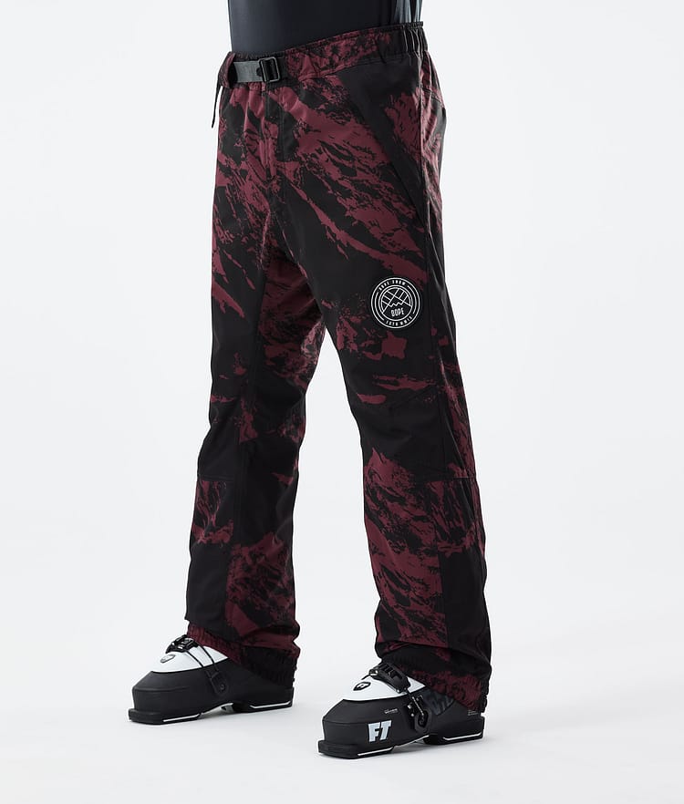 Dope Blizzard 21 Lyžařské Kalhoty Pánské Paint Burgundy, Obrázek 1 z 4