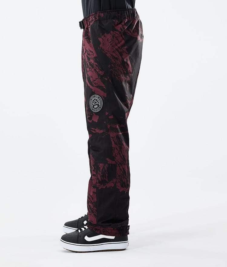 Dope Blizzard 21 Kalhoty na Snowboard Pánské Paint Burgundy, Obrázek 2 z 4