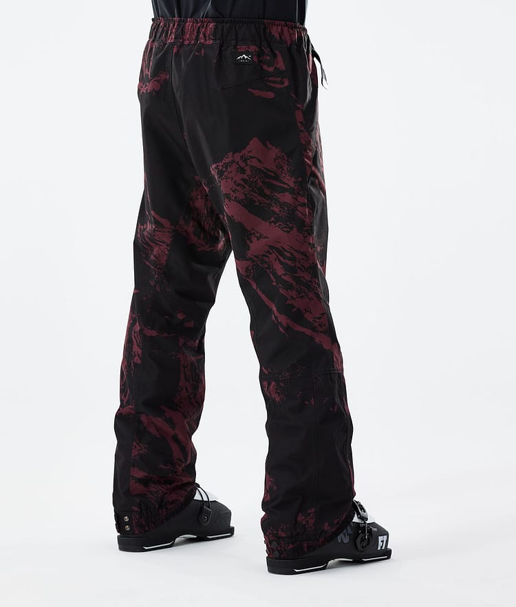 Dope Blizzard 21 Lyžařské Kalhoty Pánské Paint Burgundy, Obrázek 3 z 4