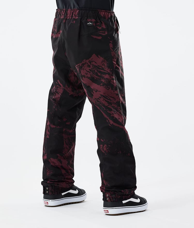 Dope Blizzard 21 Kalhoty na Snowboard Pánské Paint Burgundy, Obrázek 3 z 4
