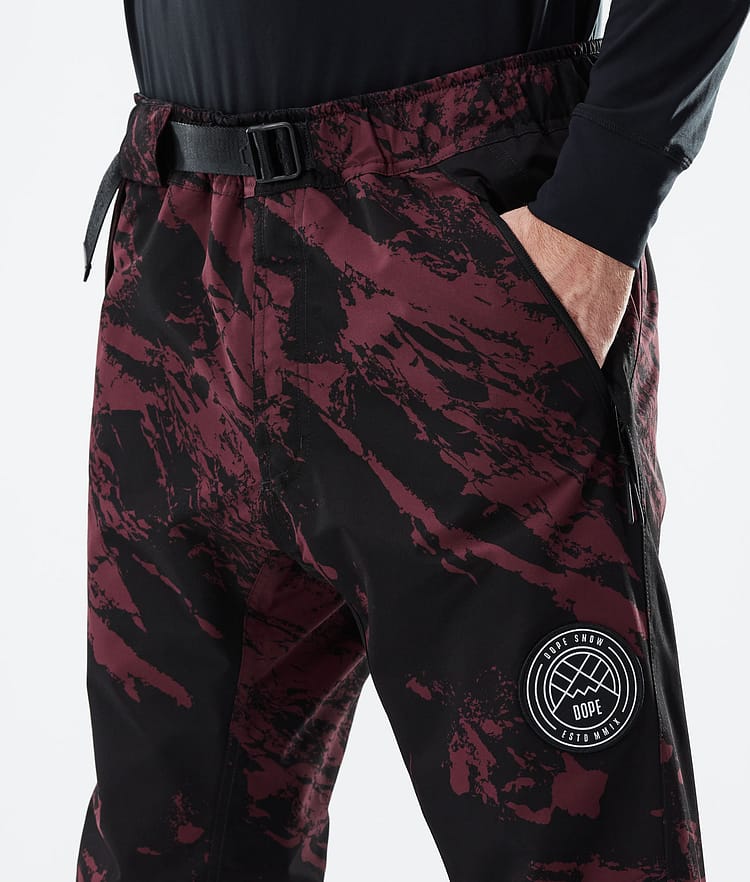 Dope Blizzard 21 Lyžařské Kalhoty Pánské Paint Burgundy, Obrázek 4 z 4