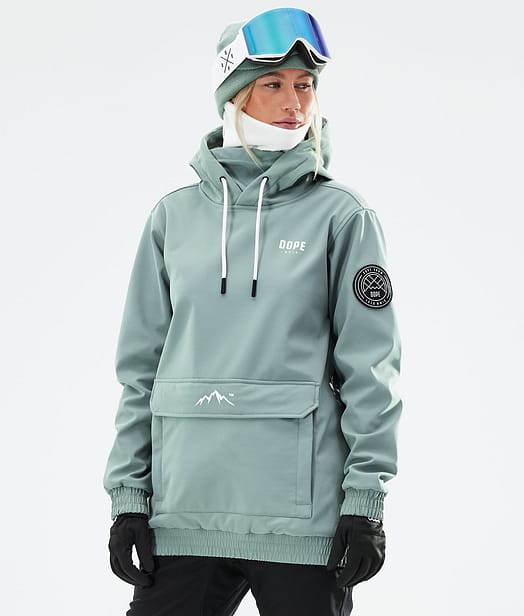 Dope Wylie W Kurtka Snowboardowa Kobiety Capital Faded Green