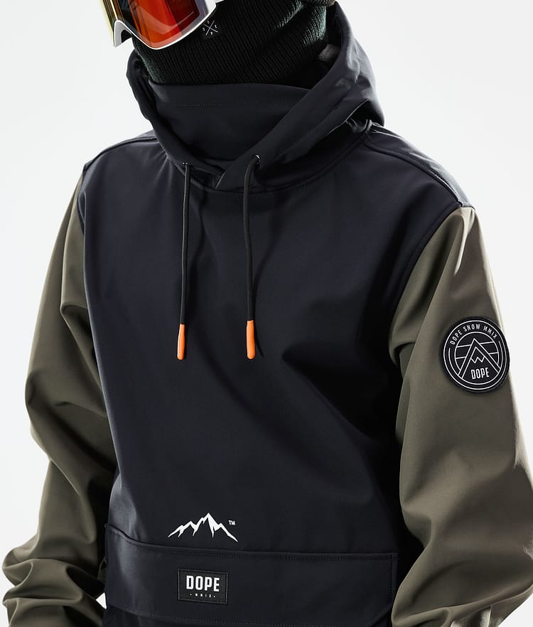 Dope Wylie Bunda na Snowboard Pánské Patch Black/Olive Green Renewed, Obrázek 2 z 10