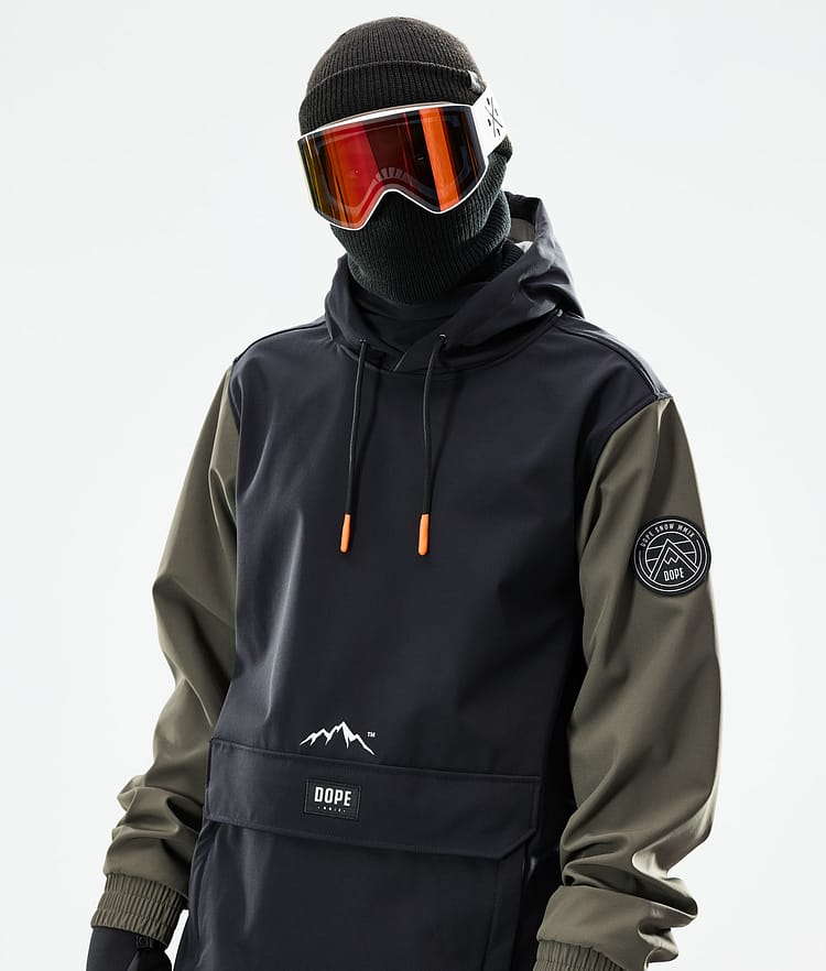 Dope Wylie Bunda na Snowboard Pánské Patch Black/Olive Green Renewed, Obrázek 3 z 10