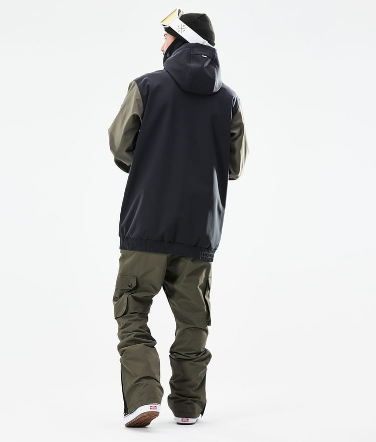 Dope Wylie Bunda na Snowboard Pánské Patch Black/Olive Green Renewed, Obrázek 6 z 10