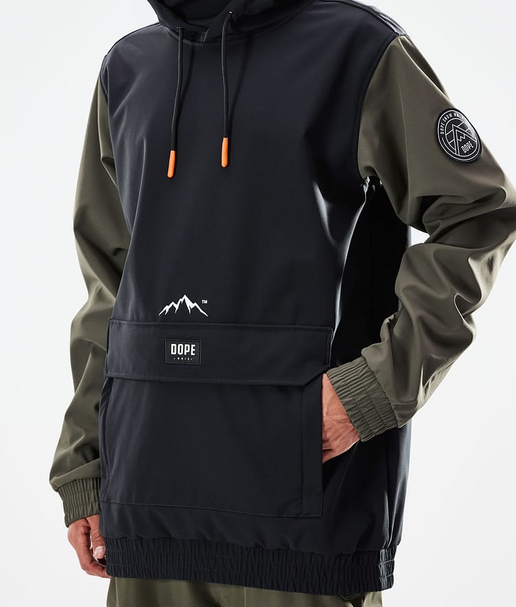 Dope Wylie Bunda na Snowboard Pánské Patch Black/Olive Green Renewed, Obrázek 9 z 10