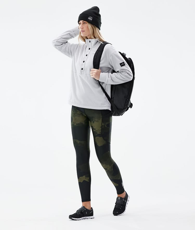 Dope Lofty Tech 22 Leggings Dames Green Camo, Afbeelding 3 van 8