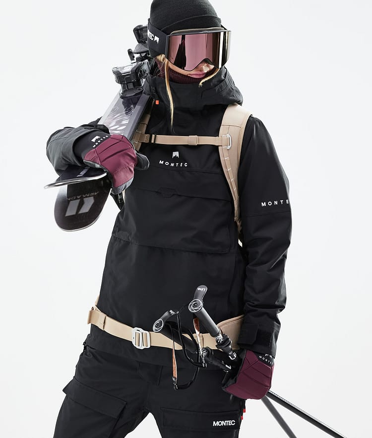 Montec Dune W 21 Lyžařská Bunda Dámské Black, Obrázek 3 z 12