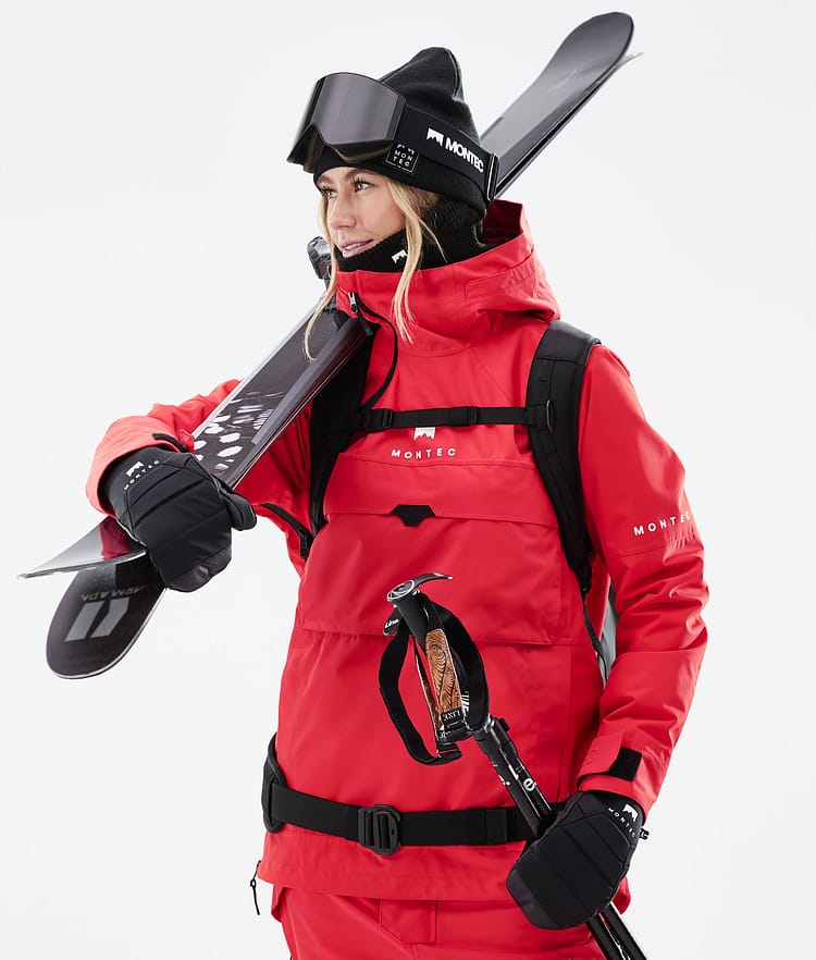 Montec Dune W 21 Lyžařská Bunda Dámské Red, Obrázek 4 z 12