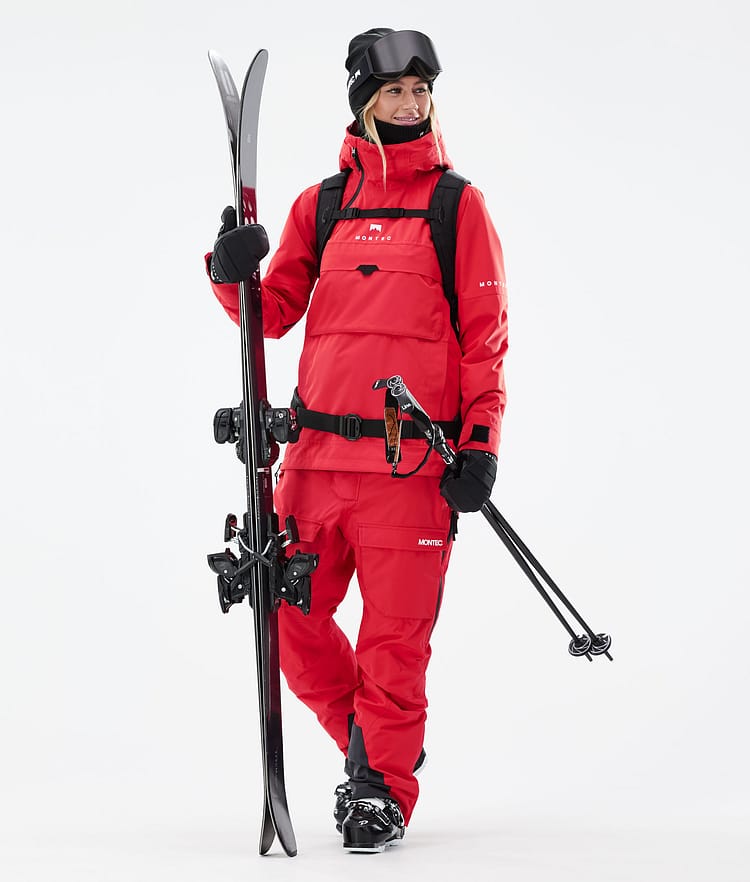 Montec Dune W 21 Lyžařská Bunda Dámské Red, Obrázek 6 z 12