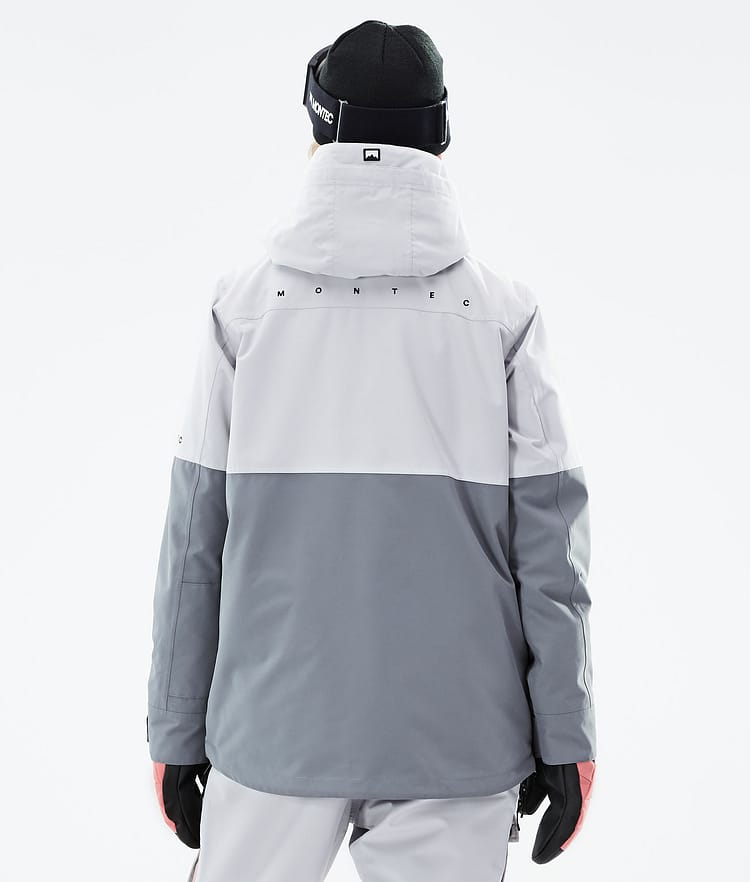 Montec Dune W 21 Lyžařská Bunda Dámské Light Grey/Pink/Light Pearl, Obrázek 8 z 8