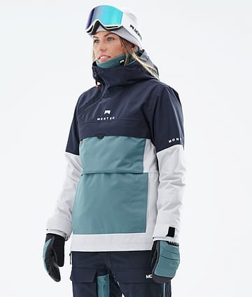 Montec Dune W 21 Kurtka Snowboardowa Kobiety Marine/Atlantic/Light Grey