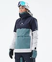 Montec Dune W 21 Bunda na Snowboard Dámské Marine/Atlantic/Light Grey